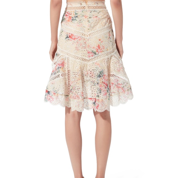 ZIMMERMANN Laelia Diamond Frill  Bralette + Skirt - Picture 5 of 13